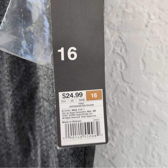 Mossimo Mid Waist & Curvy Hip Gray Trousers Size 16 - Picture 6 of 10